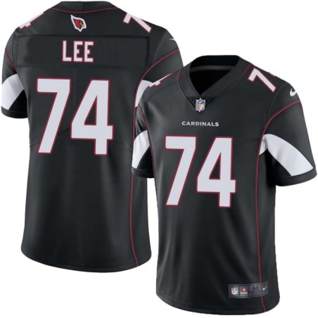 Cardinals #74 Oudious Lee Stitched Black Jersey