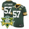 Packers #57 Jamari Lattimore 1919-2023 95 Year ANNI Patch Jersey -Green