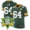 Packers #64 James Lee 1919-2023 95 Year ANNI Patch Jersey -Green