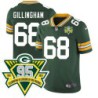 Packers #68 Gale Gillingham 1919-2023 95 Year ANNI Patch Jersey -Green