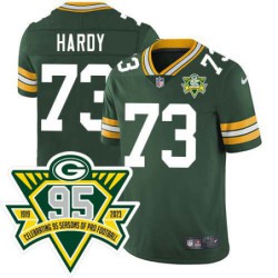 Packers #73 Kevin Hardy 1919-2023 95 Year ANNI Patch Jersey -Green