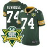 Packers #74 Marshall Newhouse 1919-2023 95 Year ANNI Patch Jersey -Green