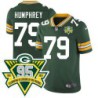 Packers #79 Donnie Humphrey 1919-2023 95 Year ANNI Patch Jersey -Green