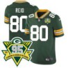 Packers #80 Breezy Reid 1919-2023 95 Year ANNI Patch Jersey -Green