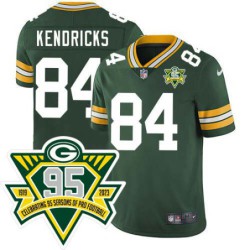 Packers #84 Lance Kendricks 1919-2023 95 Year ANNI Patch Jersey -Green