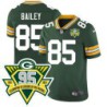 Packers #85 Karsten Bailey 1919-2023 95 Year ANNI Patch Jersey -Green