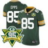 Packers #85 Phil Epps 1919-2023 95 Year ANNI Patch Jersey -Green