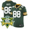 Packers #88 George Hays 1919-2023 95 Year ANNI Patch Jersey -Green