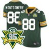 Packers #88 Ty Montgomery 1919-2023 95 Year ANNI Patch Jersey -Green