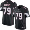 Cardinals #79 Bob Clasby Stitched Black Jersey