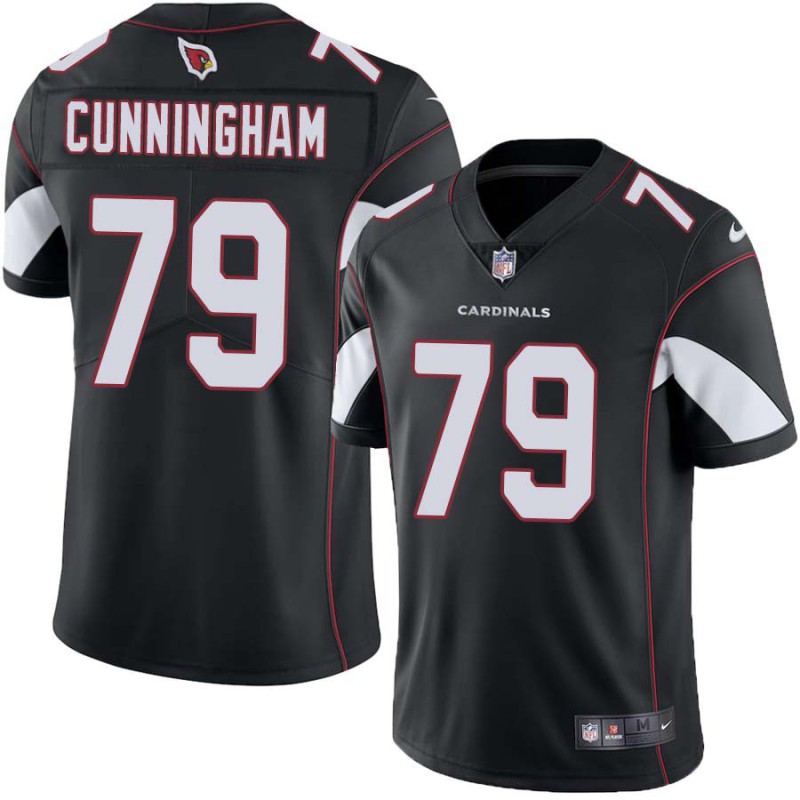 Cardinals #79 Ed Cunningham Stitched Black Jersey