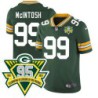 Packers #99 R.J. McIntosh 1919-2023 95 Year ANNI Patch Jersey -Green