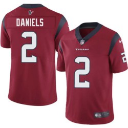 B.J. Daniels #2 Texans Stitched Red Jersey