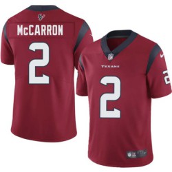 A.J. McCarron #2 Texans Stitched Red Jersey