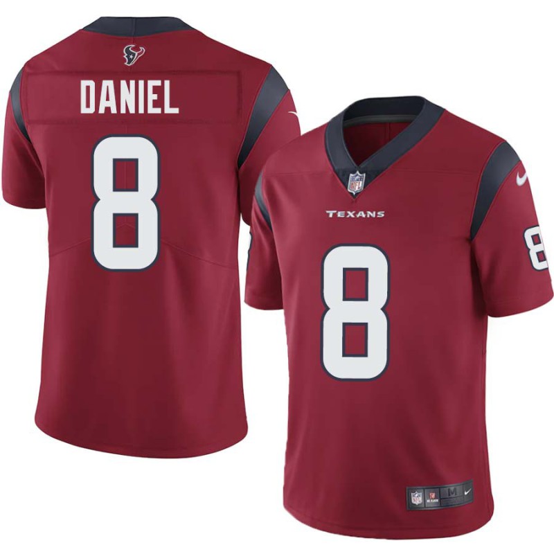 Trevor Daniel #8 Texans Stitched Red Jersey