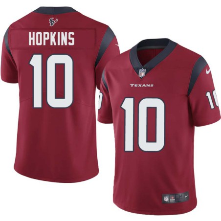 DeAndre Hopkins #10 Texans Stitched Red Jersey