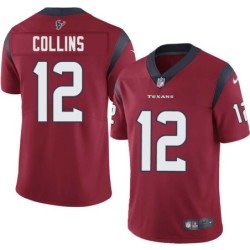 Nico Collins #12 Texans Stitched Red Jersey