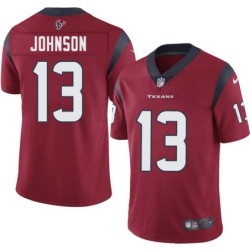 Damaris Johnson #13 Texans Stitched Red Jersey