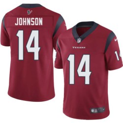 Tyler Johnson #14 Texans Stitched Red Jersey