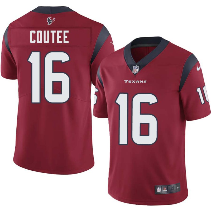 Keke Coutee #16 Texans Stitched Red Jersey