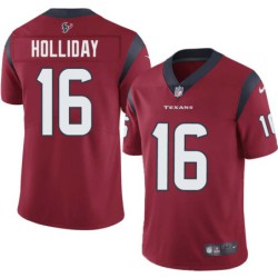 Trindon Holliday #16 Texans Stitched Red Jersey