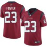 Arian Foster #23 Texans Stitched Red Jersey