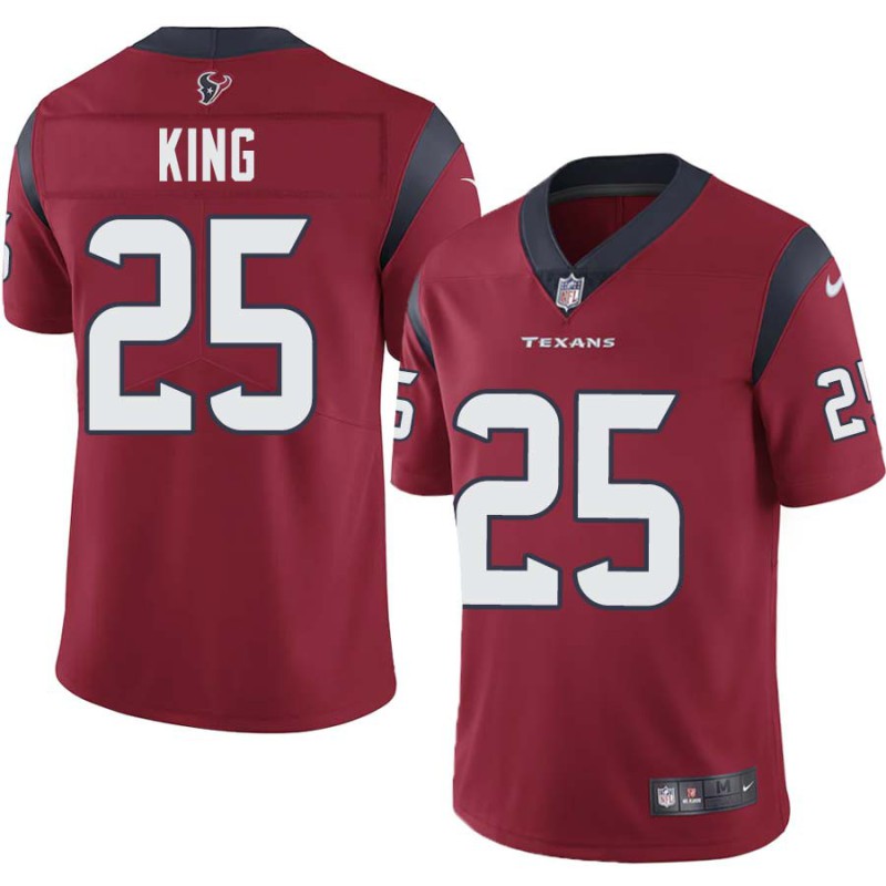 Desmond King #25 Texans Stitched Red Jersey