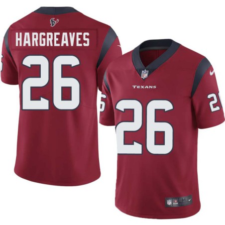 Vernon Hargreaves III #26 Texans Stitched Red Jersey