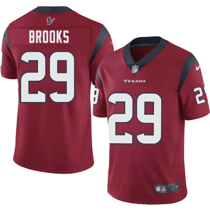 Terrence Brooks #29 Texans Stitched Red Jersey