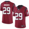 Terrence Brooks #29 Texans Stitched Red Jersey