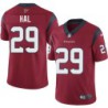 Andre Hal #29 Texans Stitched Red Jersey