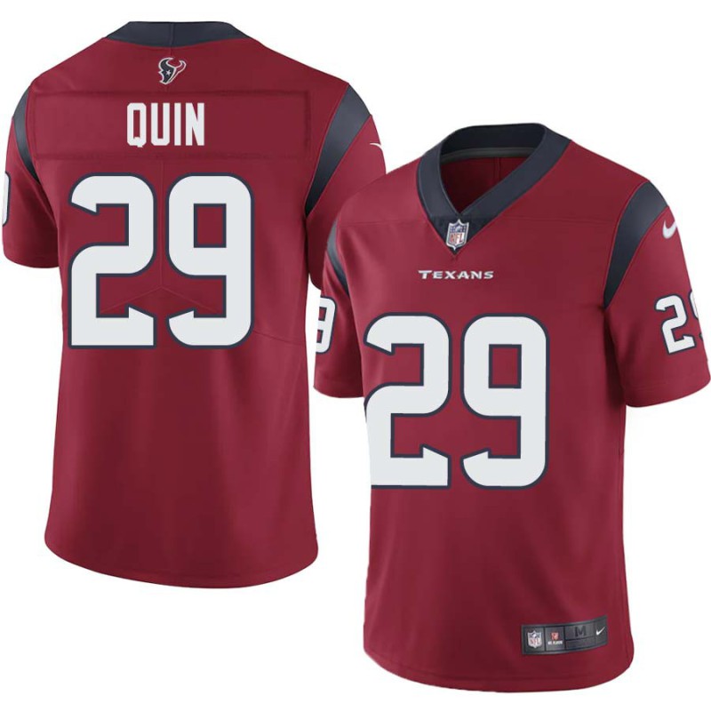 Glover Quin #29 Texans Stitched Red Jersey