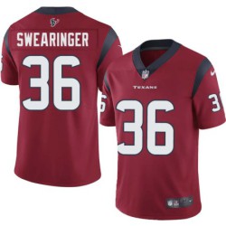 D.J. Swearinger #36 Texans Stitched Red Jersey