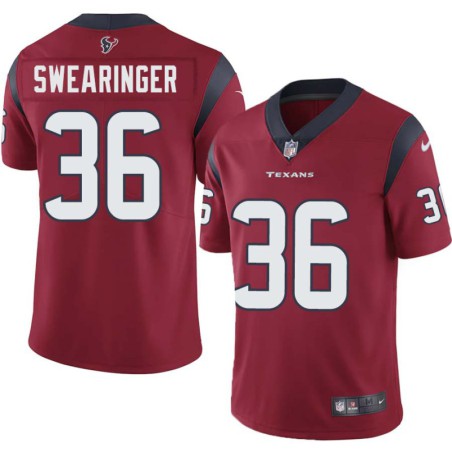 D.J. Swearinger #36 Texans Stitched Red Jersey