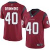 Kurtis Drummond #40 Texans Stitched Red Jersey