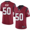 Akeem Dent #50 Texans Stitched Red Jersey