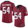 Mister Alexander #54 Texans Stitched Red Jersey