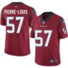 Kevin Pierre-Louis #57 Texans Stitched Red Jersey