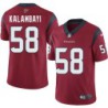 Peter Kalambayi #58 Texans Stitched Red Jersey