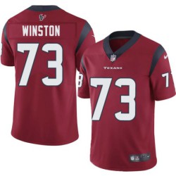 Eric Winston #73 Texans Stitched Red Jersey