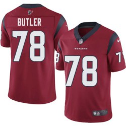 Rashad Butler #78 Texans Stitched Red Jersey