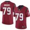 Brandon Brooks #79 Texans Stitched Red Jersey