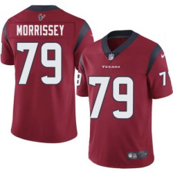 Jimmy Morrissey #79 Texans Stitched Red Jersey