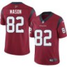 Derrick Mason #82 Texans Stitched Red Jersey