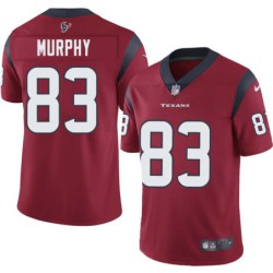 Frank Murphy #83 Texans Stitched Red Jersey