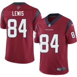 Jermaine Lewis #84 Texans Stitched Red Jersey