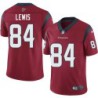 Jermaine Lewis #84 Texans Stitched Red Jersey