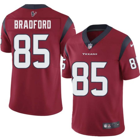 Corey Bradford #85 Texans Stitched Red Jersey