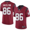 Damon Hazelton #86 Texans Stitched Red Jersey