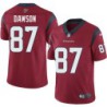 JaJuan Dawson #87 Texans Stitched Red Jersey